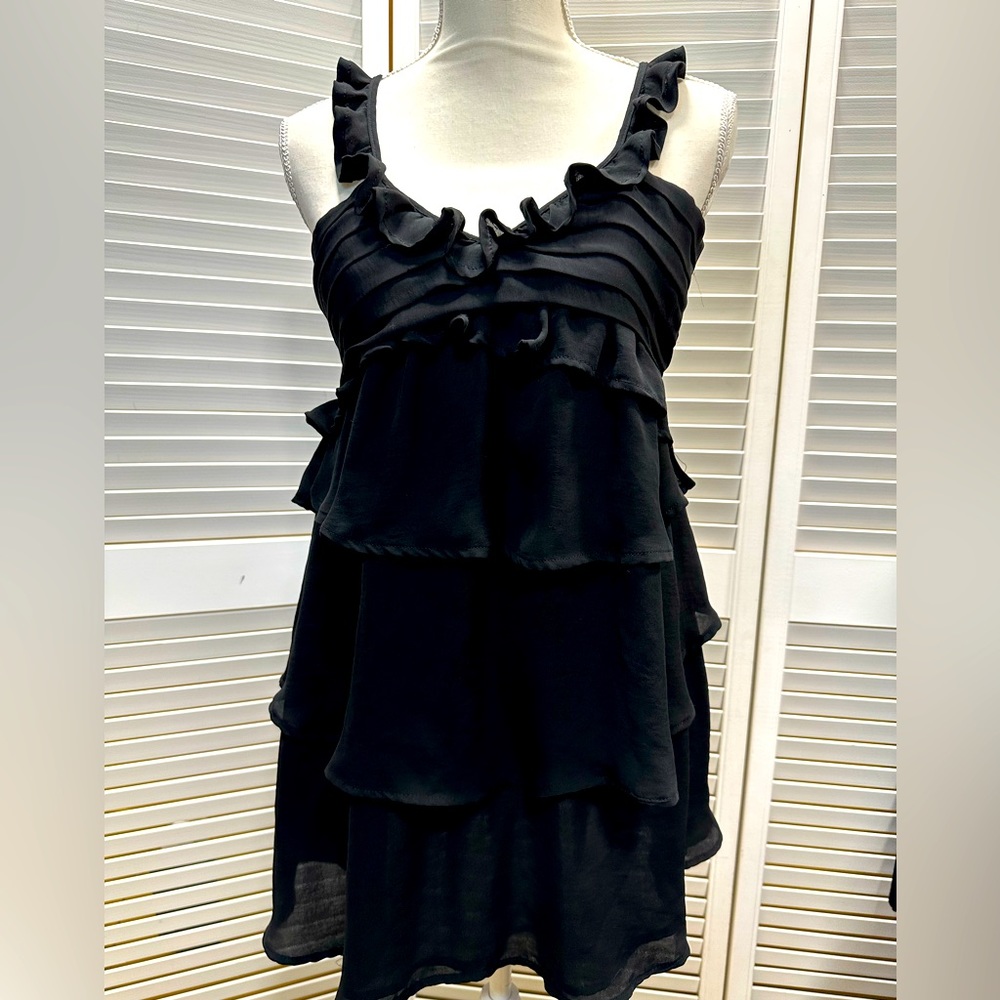 Ming XS ruffle mini dress/tunic
